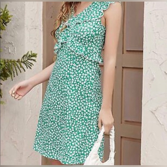 NWT-Grace Karin Summer Floral Mini Dress - Picture 5 of 7